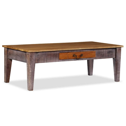 244968 vidaXL Coffee Table Solid Wood Vintage 118x60x40 cm 6