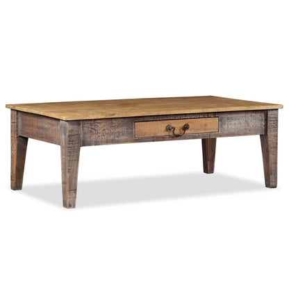 Coffee Table Solid Wood Vintage 118 cm 60 cm