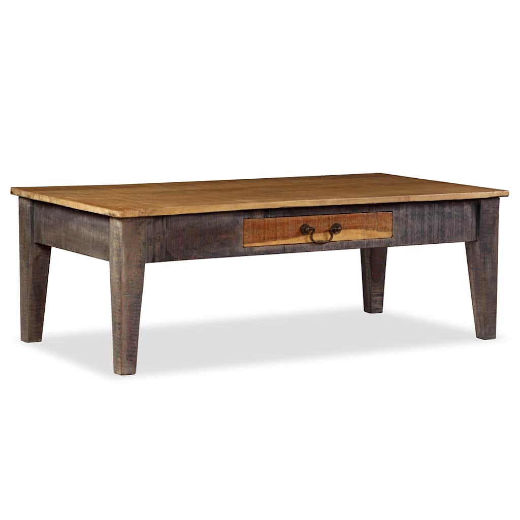 Coffee Table Solid Wood Vintage 118 cm 60 cm