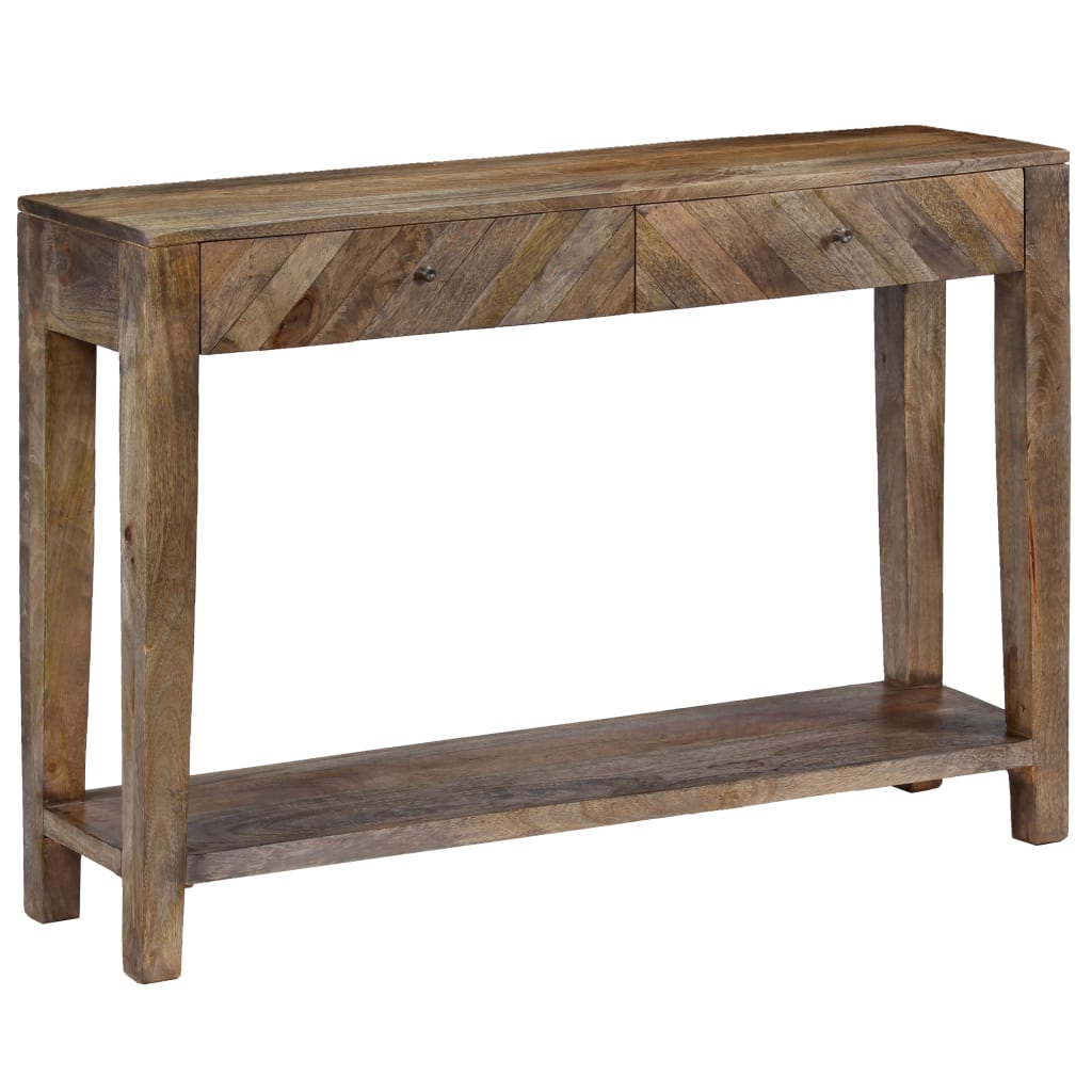 244969 vidaXL Console Table Solid Mango Wood 118x30x80 cm 4