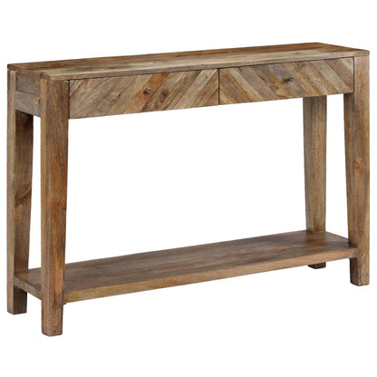 244969 vidaXL Console Table Solid Mango Wood 118x30x80 cm 5
