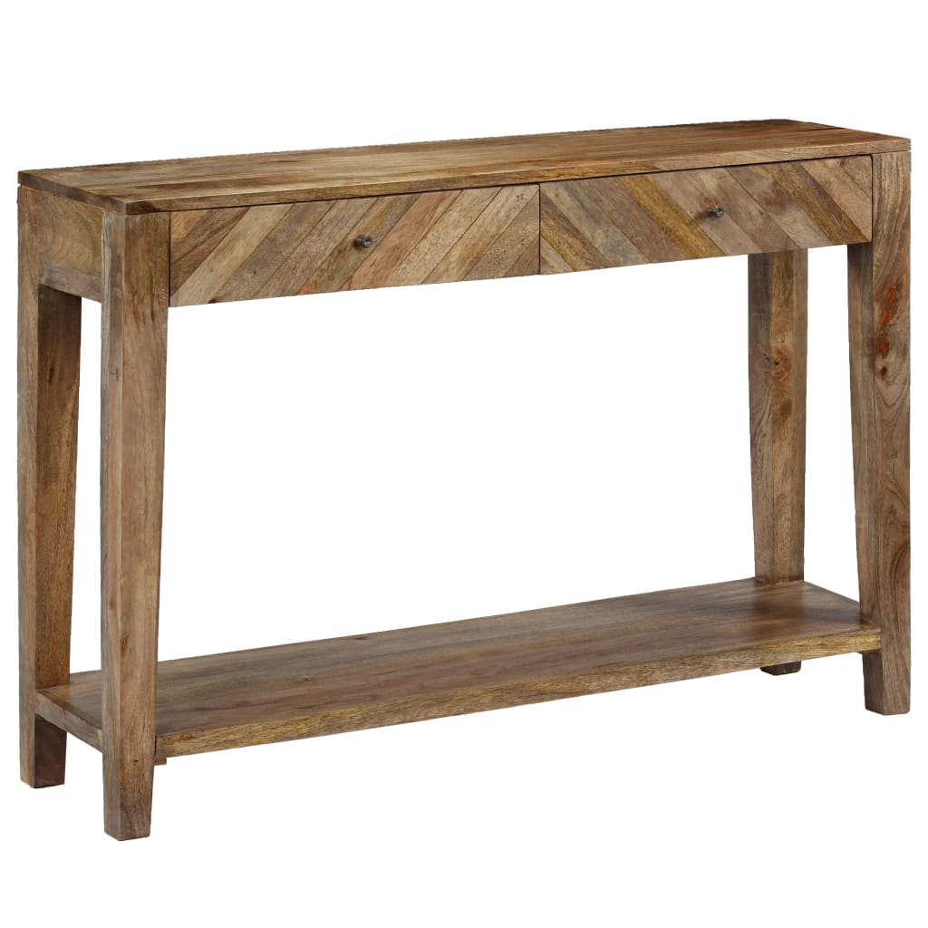 244969 vidaXL Console Table Solid Mango Wood 118x30x80 cm 6