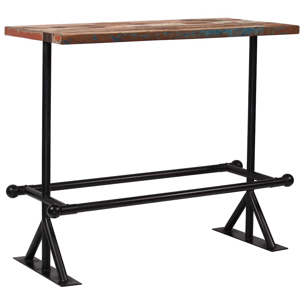 245399 vidaXL Bar Set 5 Piece Solid Reclaimed Wood Multicolour 2