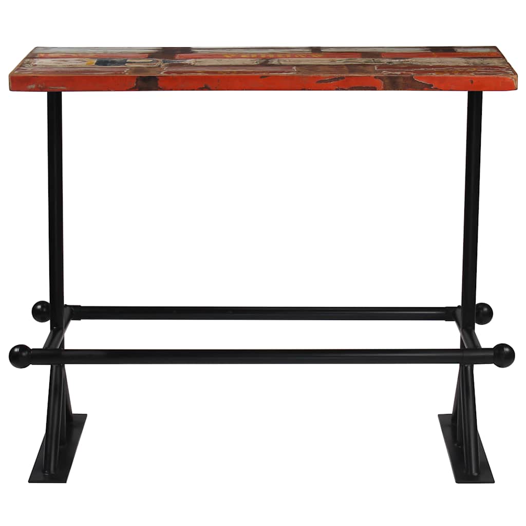 245399 vidaXL Bar Set 5 Piece Solid Reclaimed Wood Multicolour 3