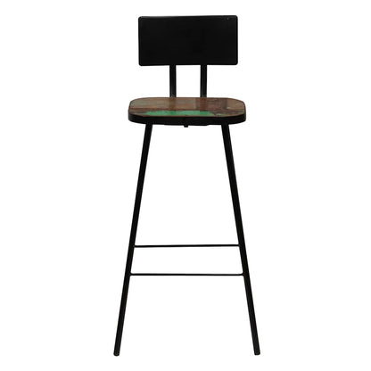 245399 vidaXL Bar Set 5 Piece Solid Reclaimed Wood Multicolour 6
