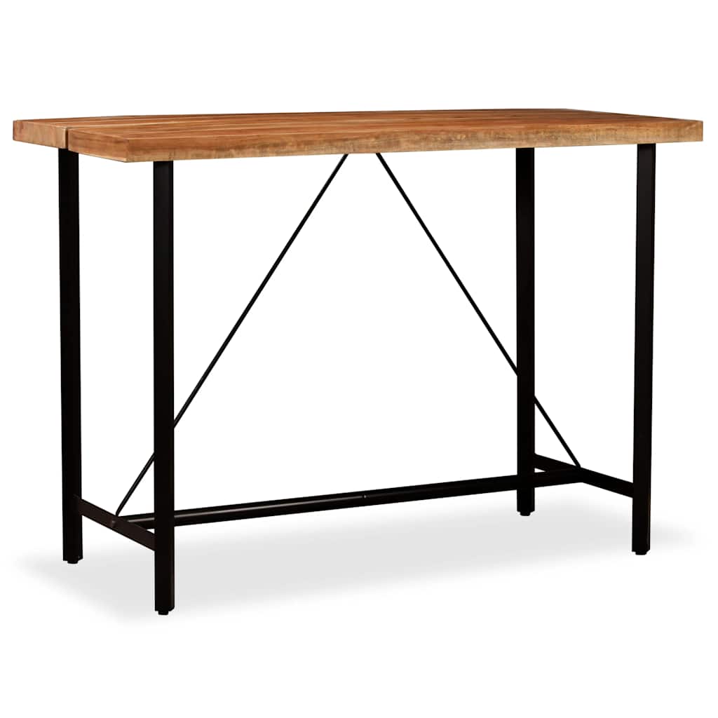 245437 vidaXL Bar Table Solid Acacia Wood 150x70x107 cm 1