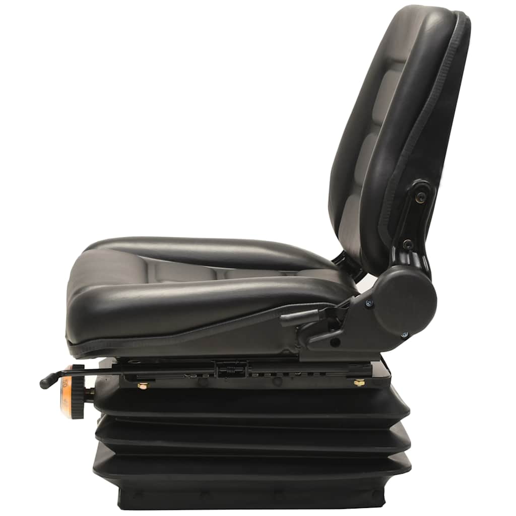 142319 vidaXL Forklift & Tractor Seat with Suspension and Adjustable Backrest 2