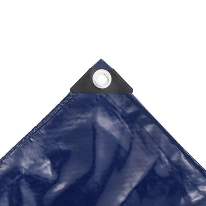 Tarpaulin 650 g/m² with Eyelets Blue 1 x 2.5 m – 5 x 5 m 3 x 3 m