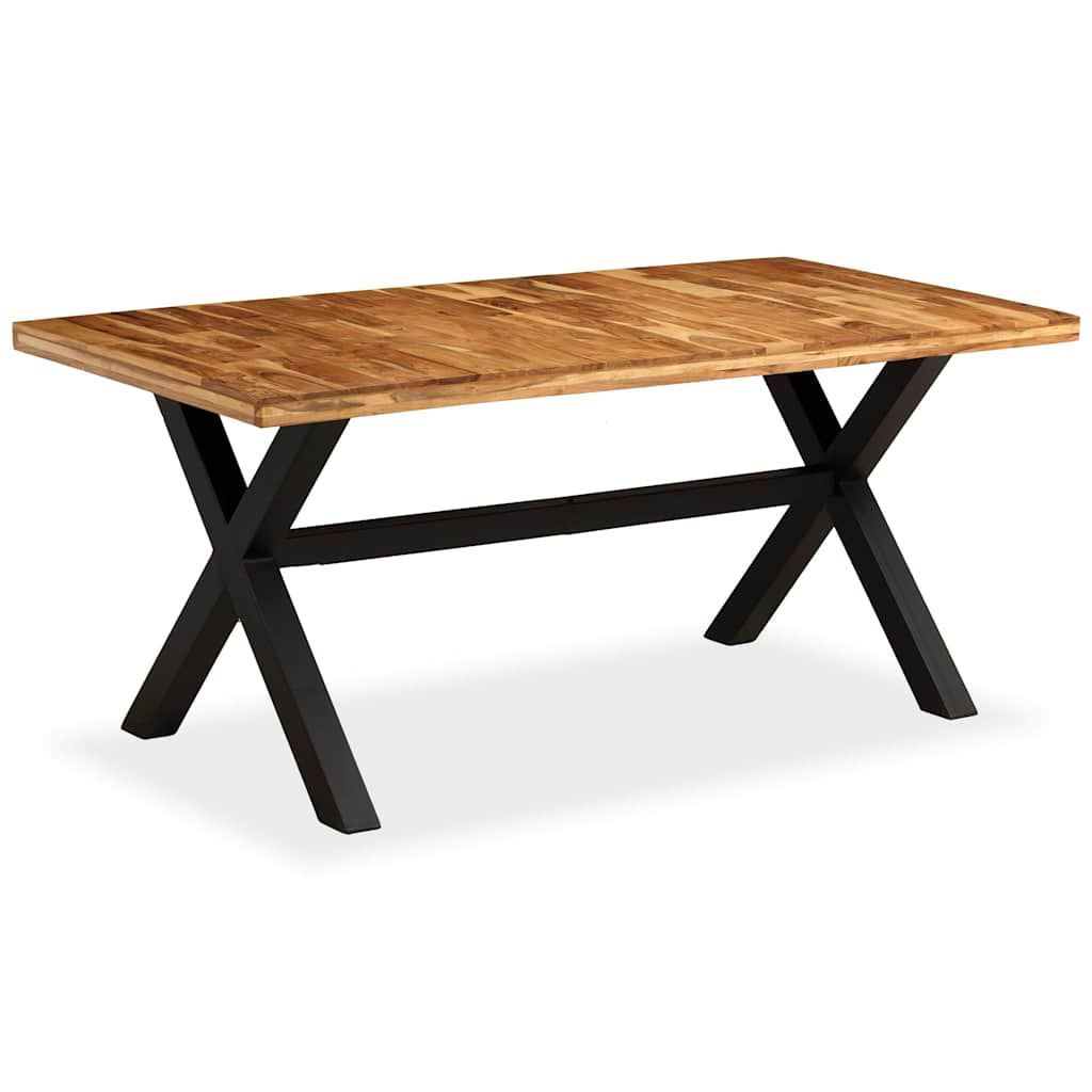 245640 vidaXL Dining Table Solid Acacia and Mango Wood 180x90x76 cm 5