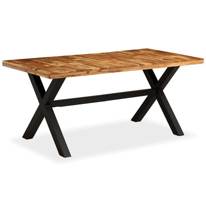 245640 vidaXL Dining Table Solid Acacia and Mango Wood 180x90x76 cm 6