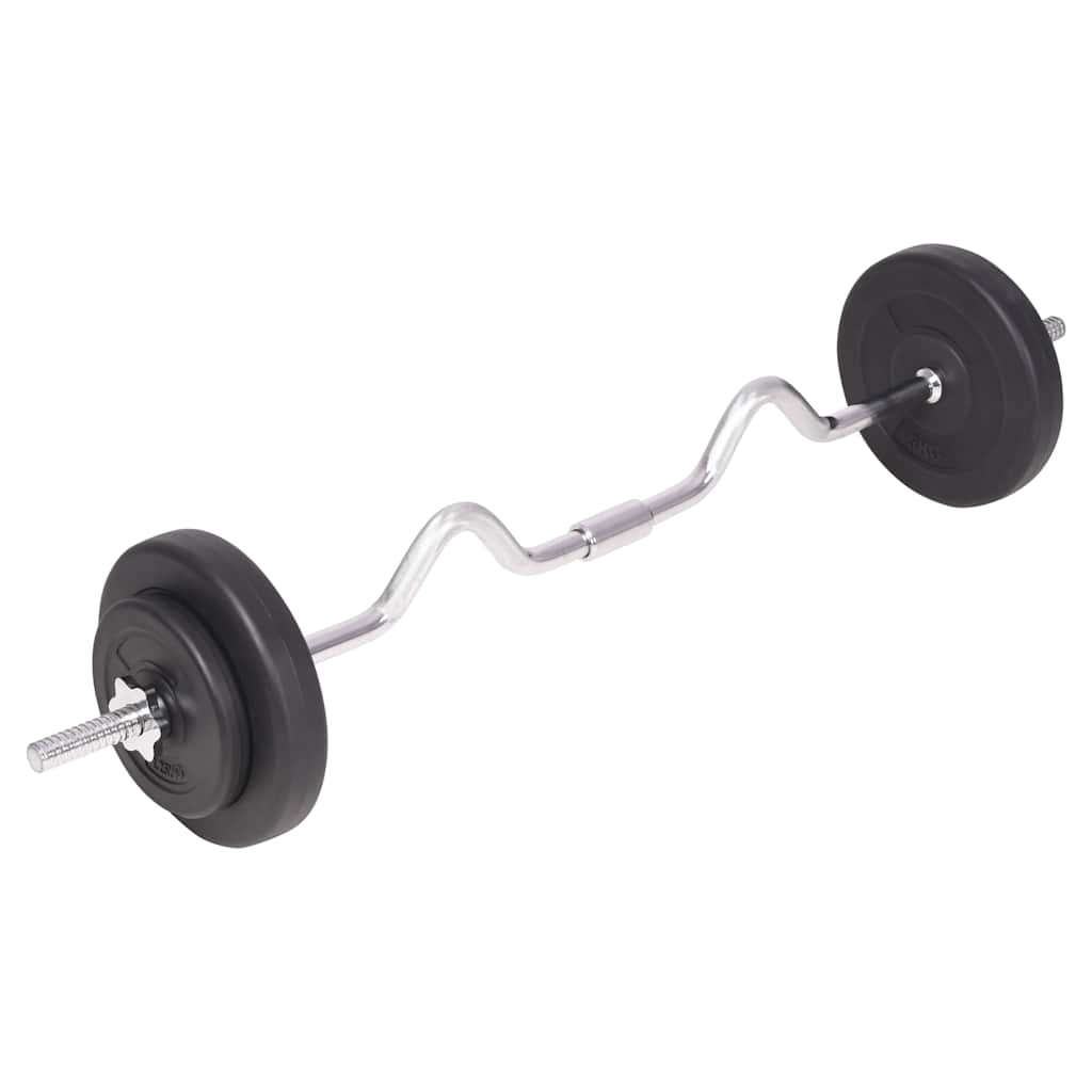 91405 vidaXL Barbell and Dumbbell Set 90 kg 5