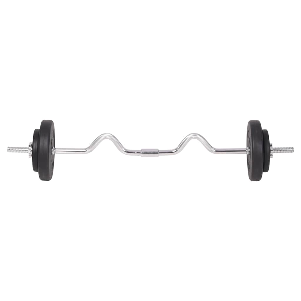 91405 vidaXL Barbell and Dumbbell Set 90 kg 6