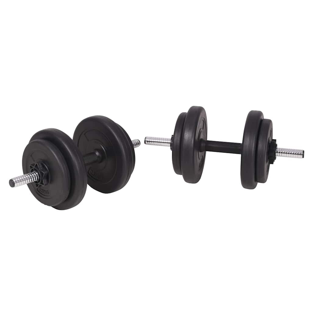 91405 vidaXL Barbell and Dumbbell Set 90 kg 4