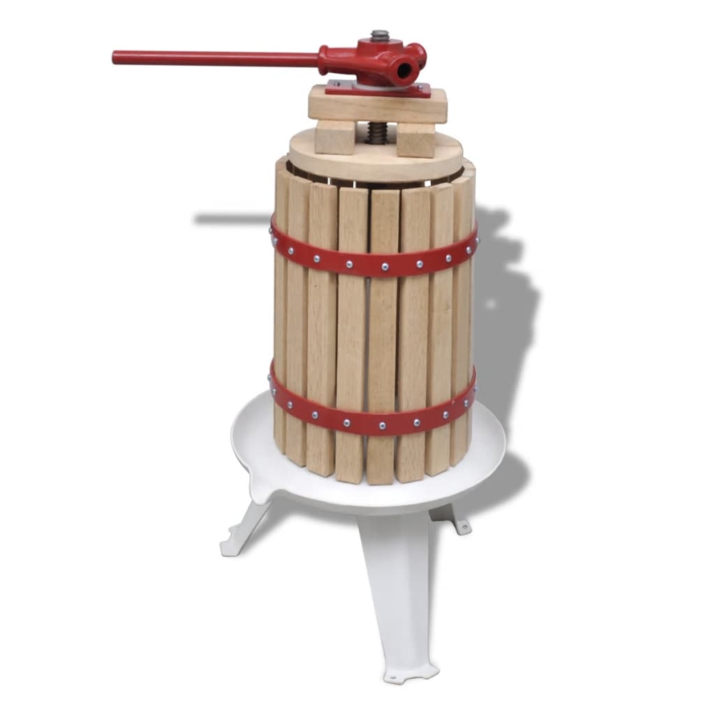2 Piece Fruit & Wine Press and Crusher 6 l
