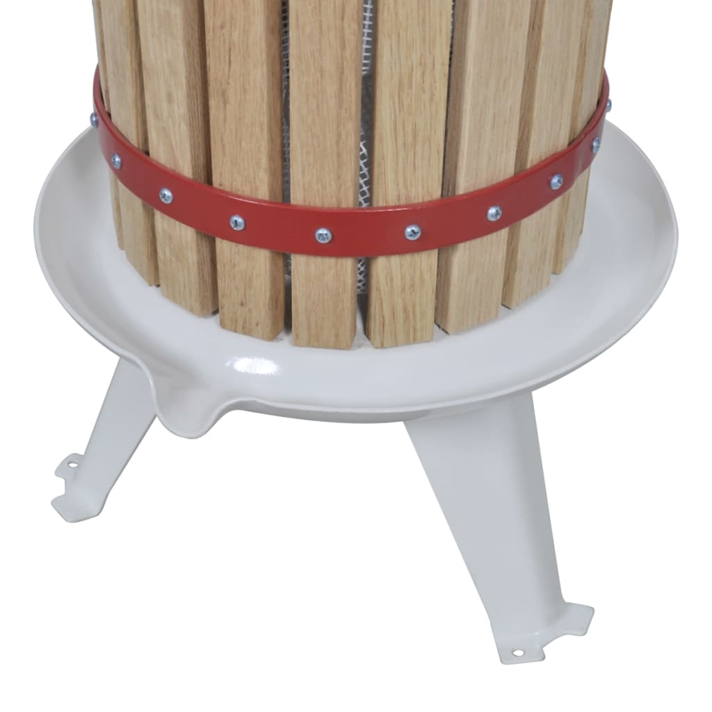 2 Piece Fruit & Wine Press and Crusher 6 l