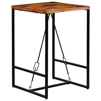 246286 vidaXL Bar Set 3 Pieces Solid Reclaimed Wood and Genuine Goat Leather 3