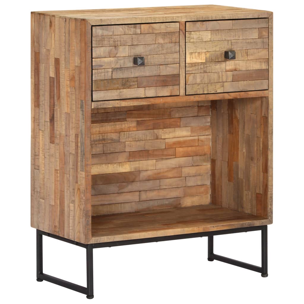 vidaXL Sideboard Reclaimed Teak Wood 60x30x75 cm 1