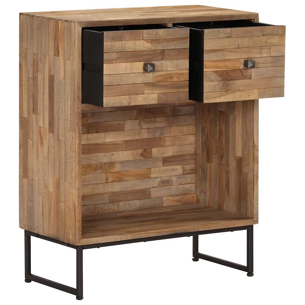 vidaXL Sideboard Reclaimed Teak Wood 60x30x75 cm 4