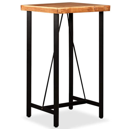 vidaXL Bar Set 3 Pieces Solid Acacia and Reclaimed Wood 2