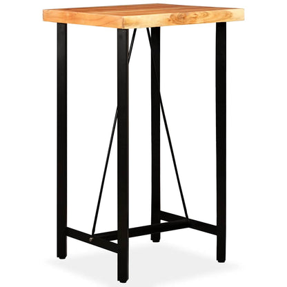 Bar Set 3 Pieces Solid Acacia and Reclaimed Wood 2