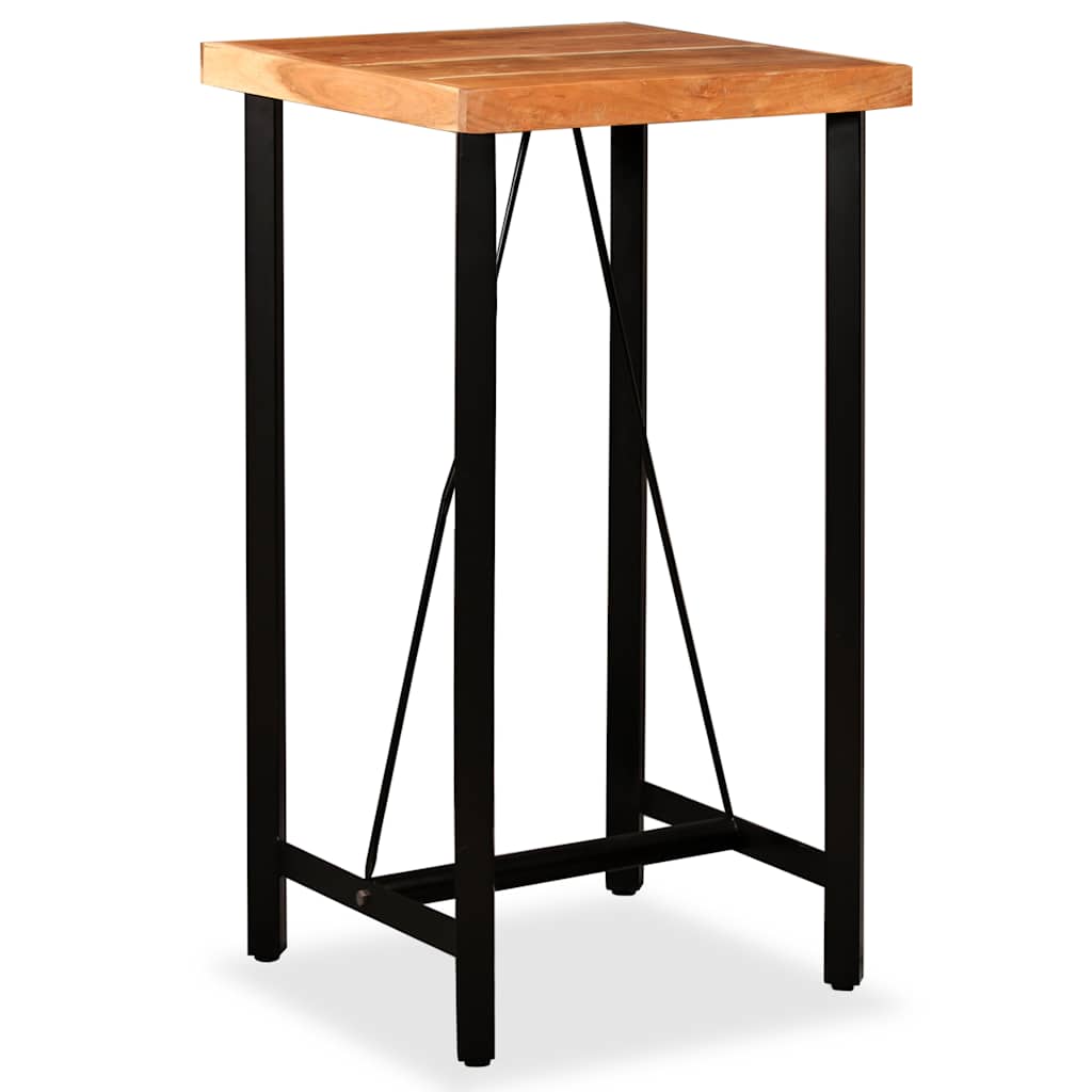 Bar Set 3 Pieces Solid Acacia and Reclaimed Wood 2
