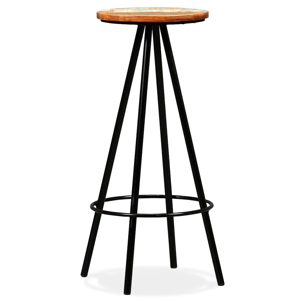 Bar Set 3 Pieces Solid Acacia and Reclaimed Wood 2