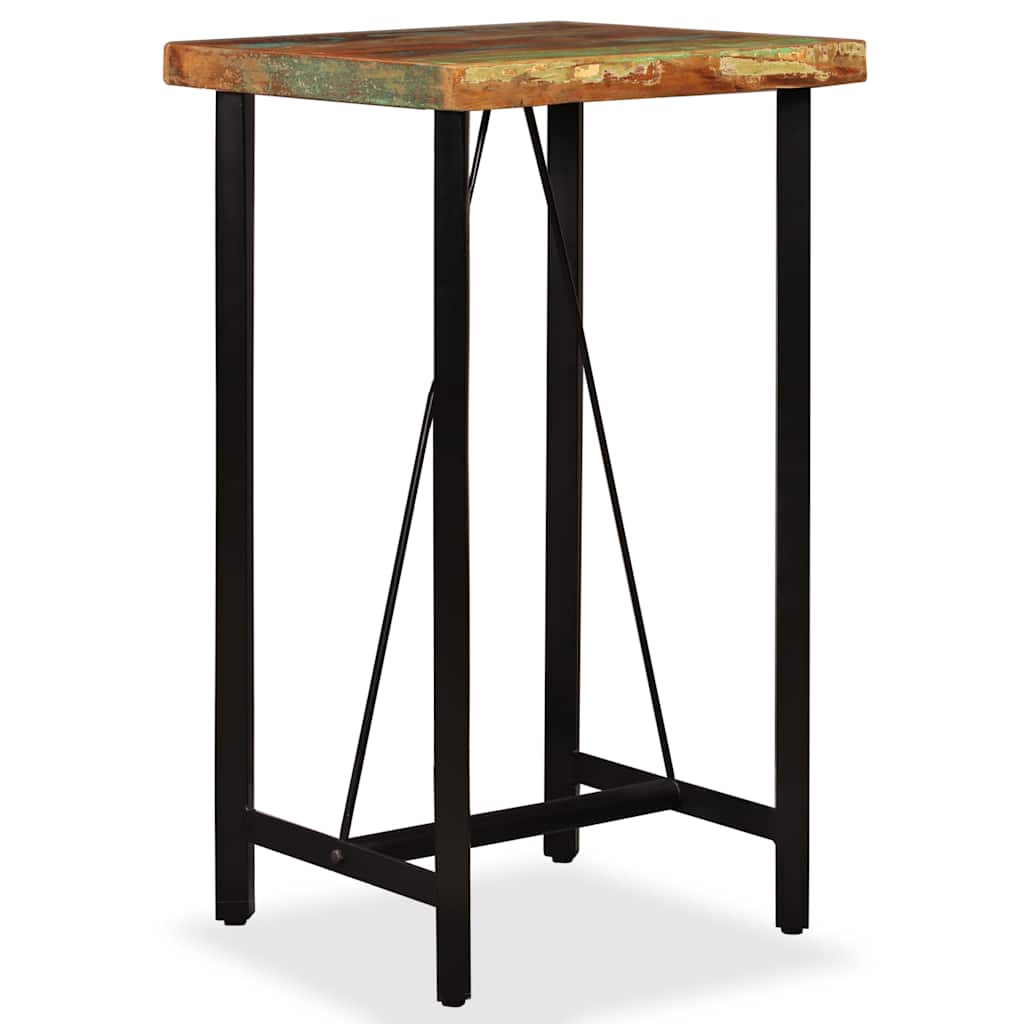 vidaXL Bar Set 3 Pieces Solid Reclaimed Wood 2