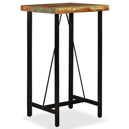 vidaXL Bar Set 3 Pieces Solid Reclaimed Wood 2