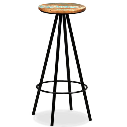 vidaXL Bar Set 3 Pieces Solid Reclaimed Wood 5