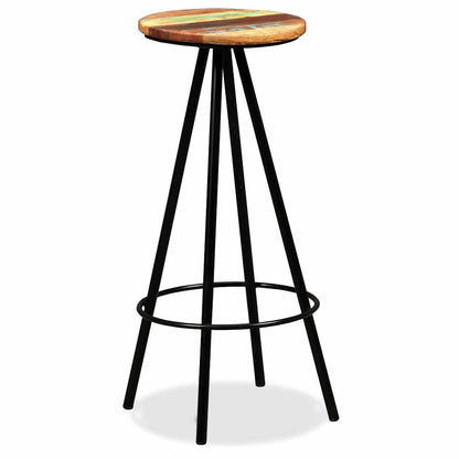 vidaXL Bar Set 3 Pieces Solid Reclaimed Wood 6