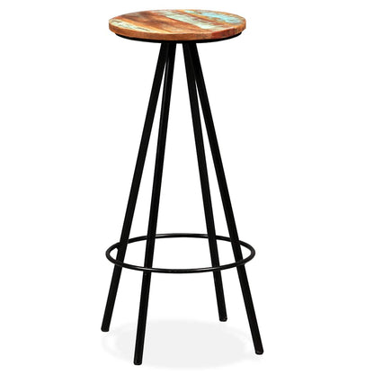 Bar Set 3 Pieces Solid Reclaimed Wood 2