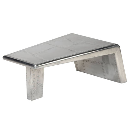 vidaXL Coffee Table | Silver | Aluminium | Industrial | Coffee Table 2
