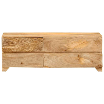 246144 vidaXL TV Cabinet Solid Mango Wood 110x30x40 cm 3