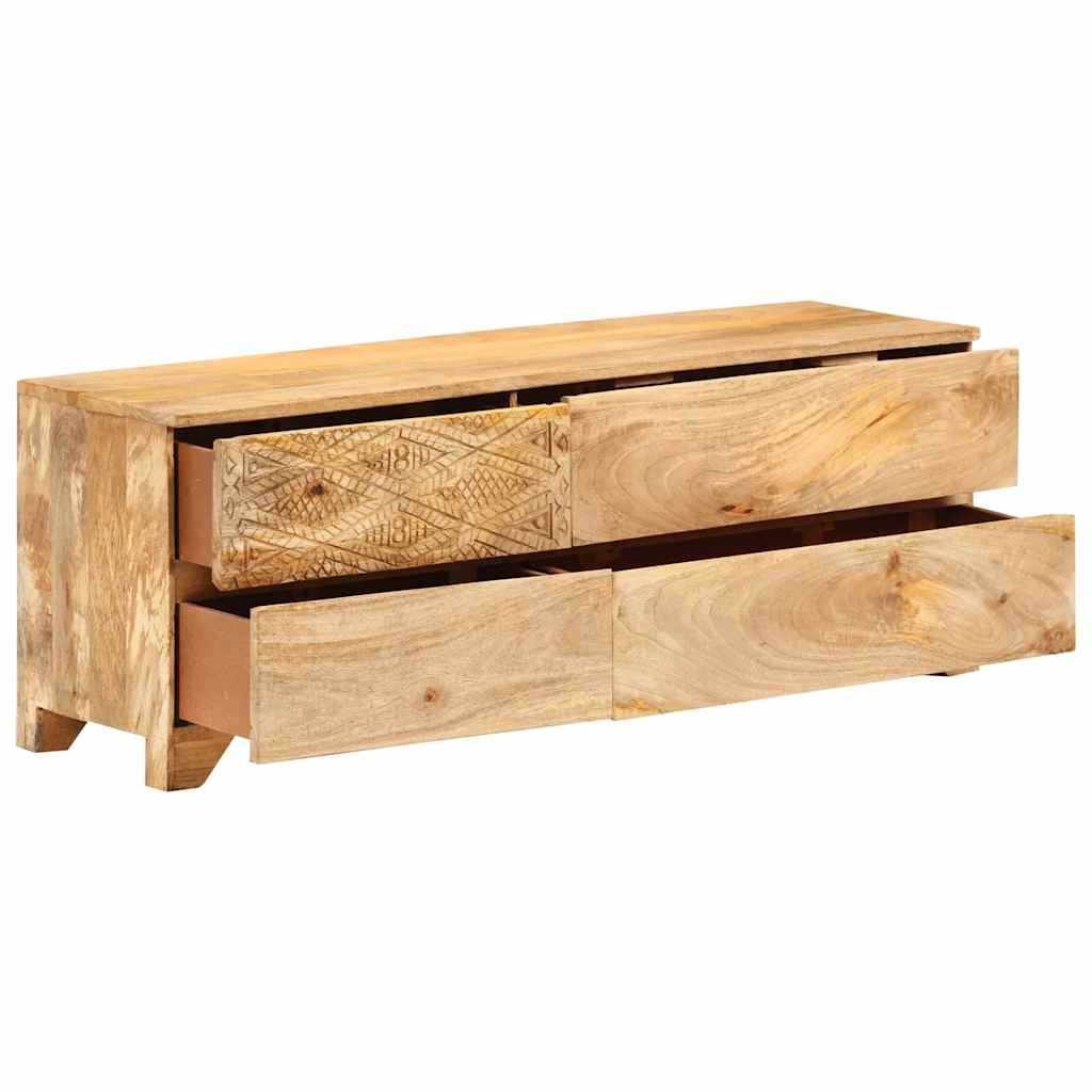 246144 vidaXL TV Cabinet Solid Mango Wood 110x30x40 cm 4