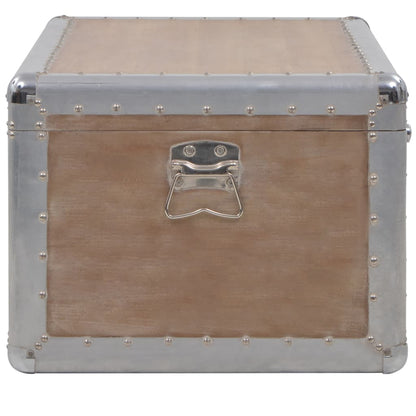 246124 vidaXL Storage Box Solid Fir Wood 91x52x40 cm Brown 3