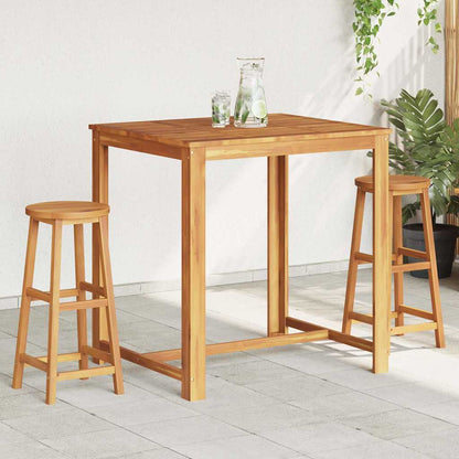 vidaXL Bar Stools Solid Acacia Wood