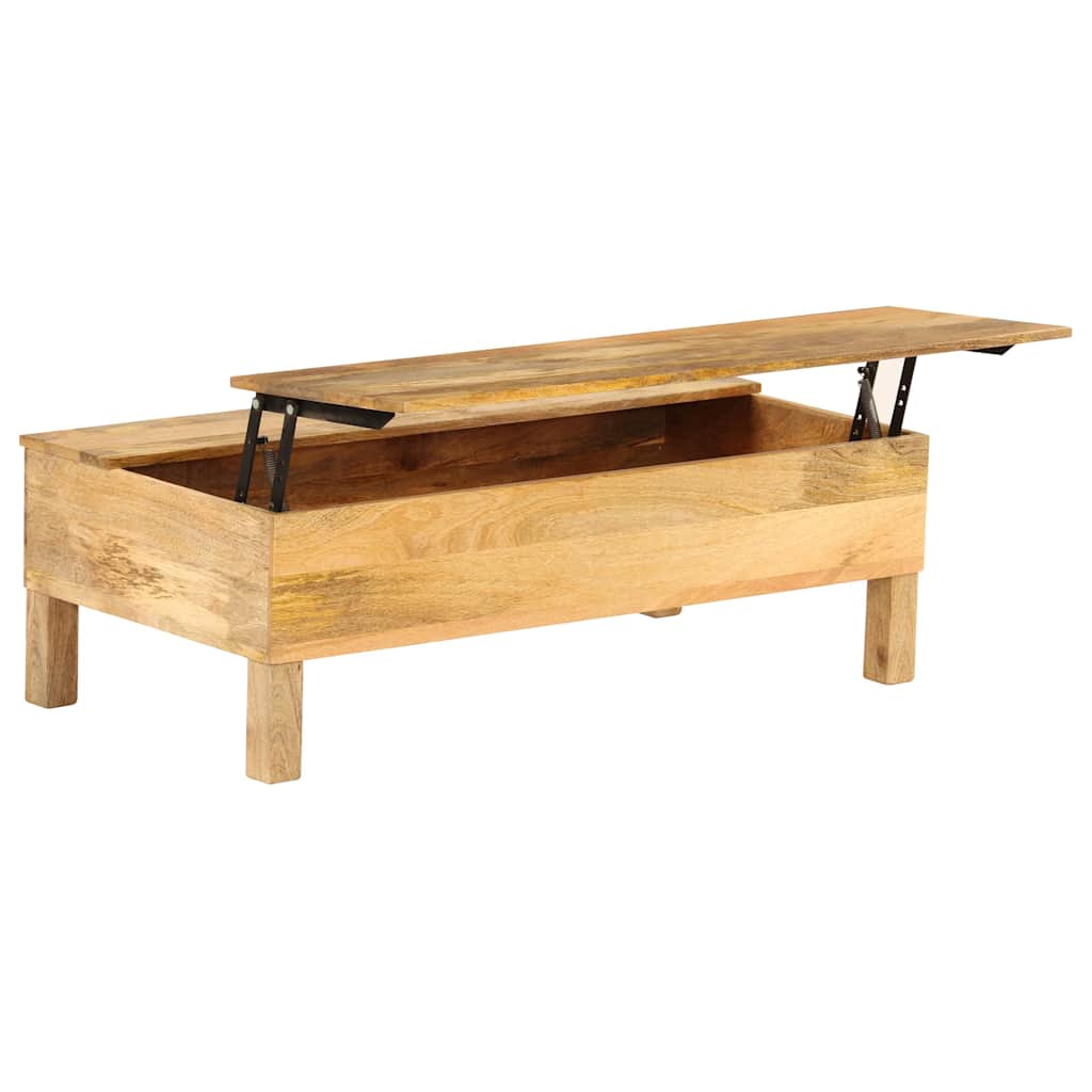 246320 vidaXL Coffee Table Solid Mango Wood 110x55x35 cm 1