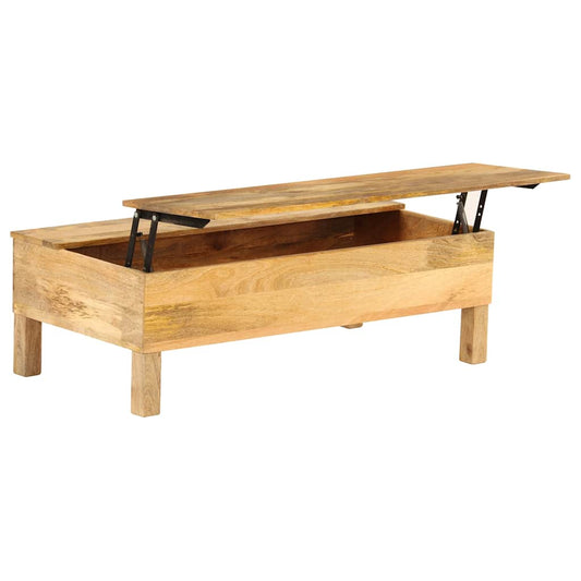 246320 vidaXL Coffee Table Solid Mango Wood 110x55x35 cm 1