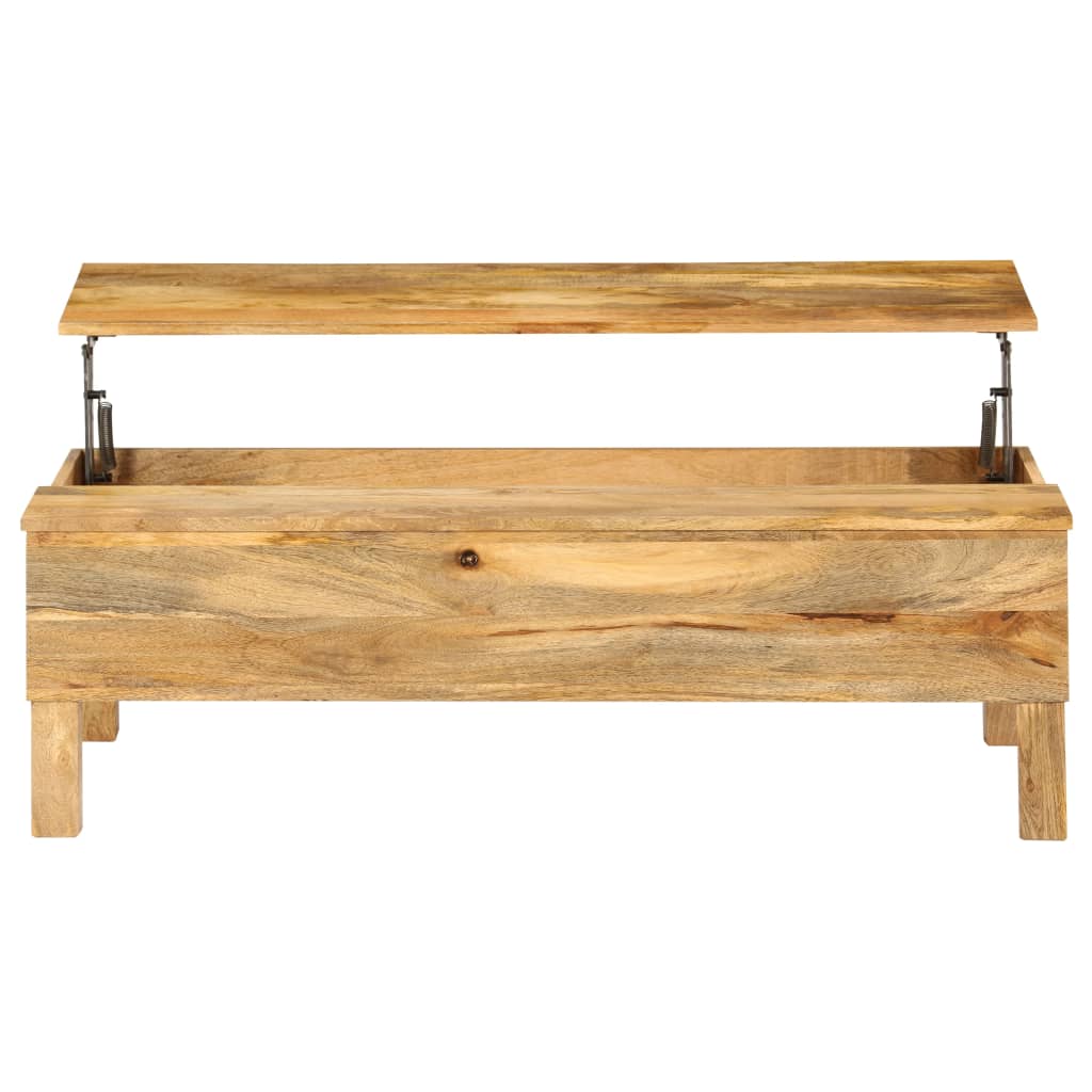 246320 vidaXL Coffee Table Solid Mango Wood 110x55x35 cm 5