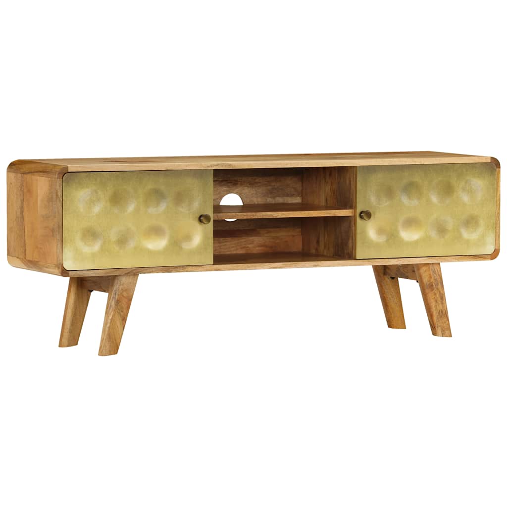 vidaXL TV Cabinet Solid Mango Wood 120x30x45 cm 1