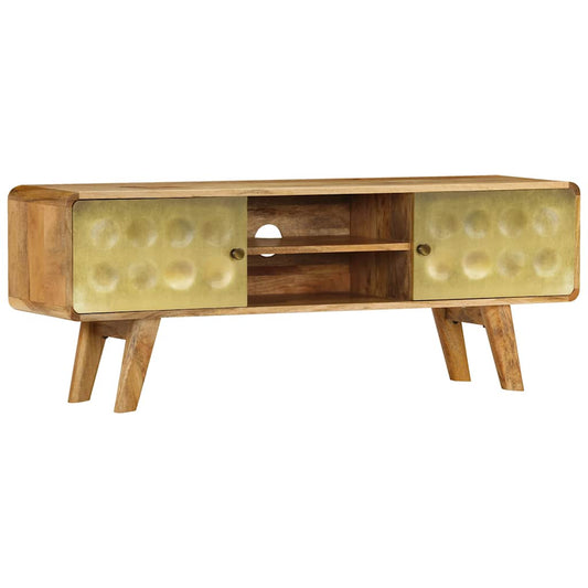 vidaXL TV Cabinet Solid Mango Wood 120x30x45 cm 1
