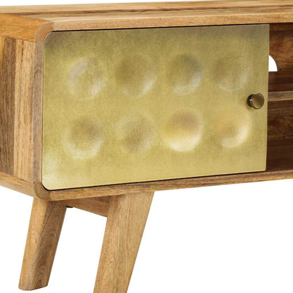 vidaXL TV Cabinet Solid Mango Wood 120x30x45 cm 5