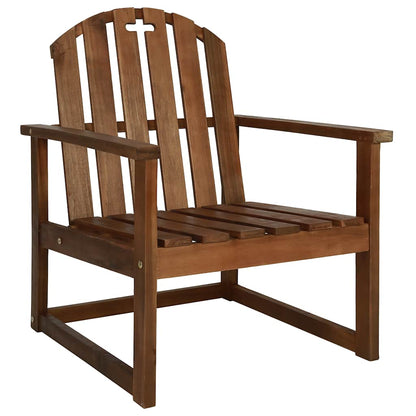 vidaXL 4 Piece Outdoor Lounge Set Solid Acacia Wood 5