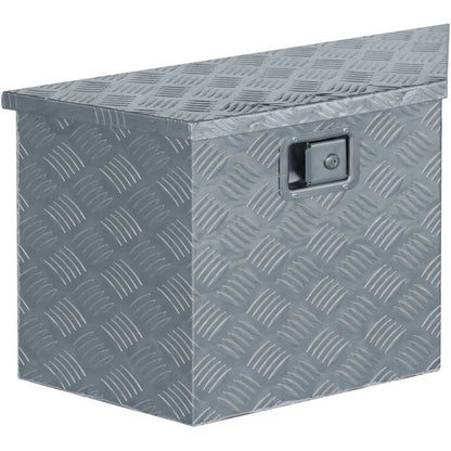 vidaXL Storage Box Aluminium Silver