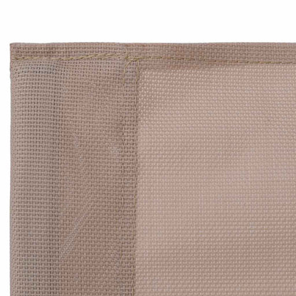 vidaXL 4 Piece Garden Lounge Set Fabric & Steel Taupe 5