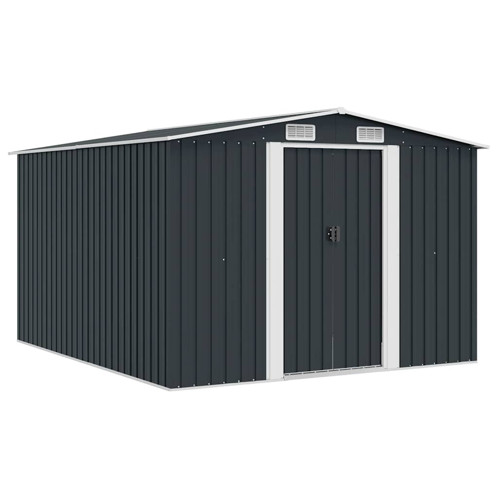 Garden Shed Metal Anthracite 178 cm 298 cm