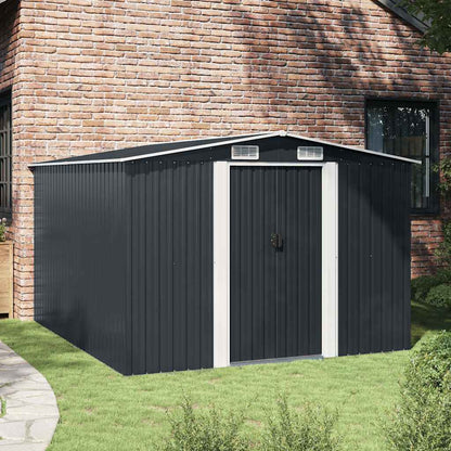 Garden Shed Metal Anthracite 178 cm 298 cm