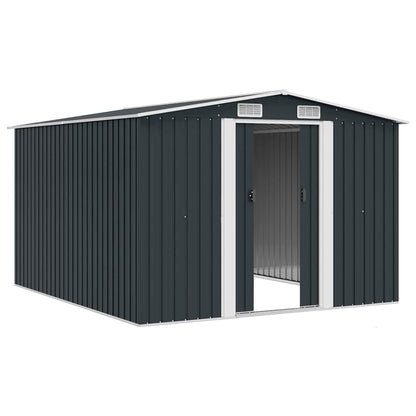 Garden Shed Metal Anthracite 178 cm 298 cm