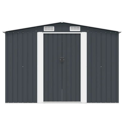 Garden Shed Metal Anthracite 178 cm 298 cm
