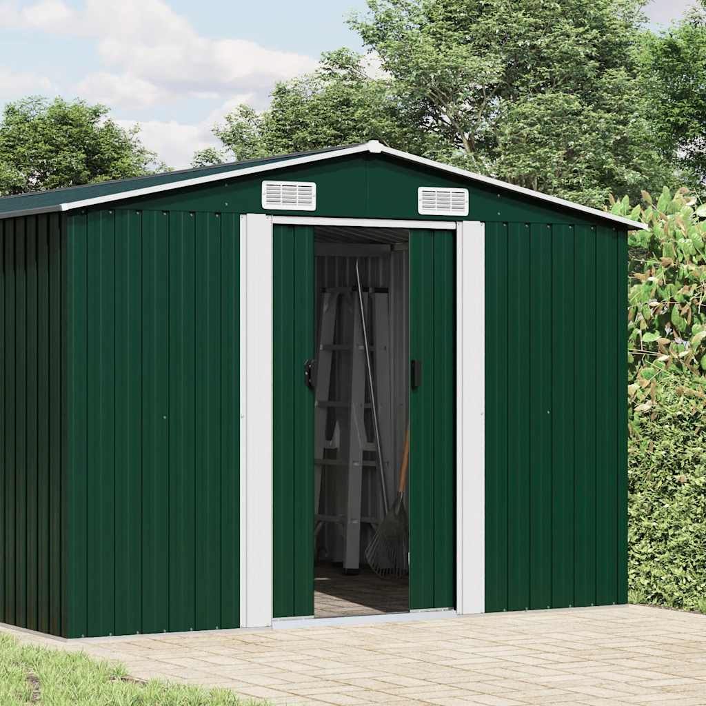 vidaXL Garden Shed Metal